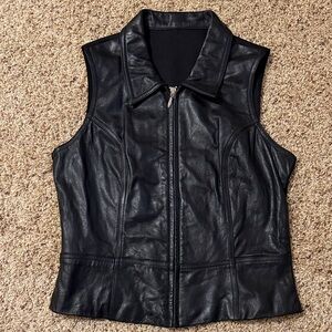 Wilsons Leather Black Vest Women's L
Stretch Mesh Back